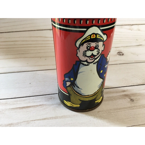 VINTAGE POST OFFICE SAVINGS Tin Can Bank Tin Money Coins - Picture 4 of 8